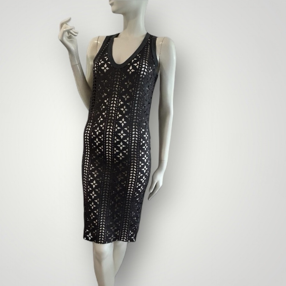 Travis Taddeo Original Laser Cut Mini Dress